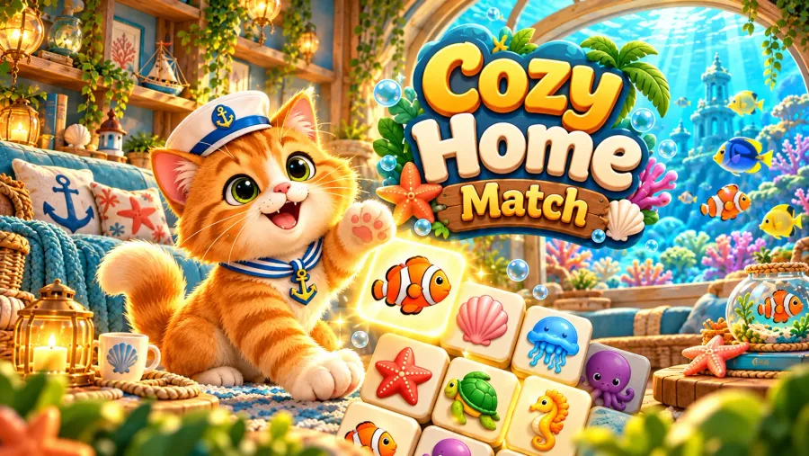 Cozy Home Match game artwork
